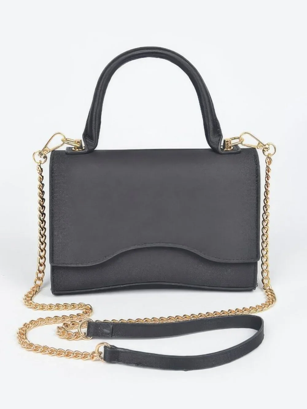 Shiny Chain Crossbody Bag